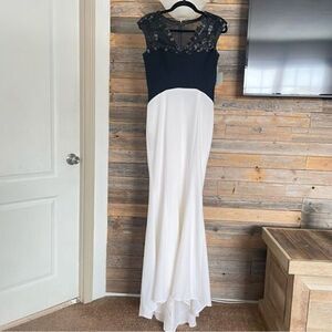 Platinum Laundry Shelli Segal Beaded Designer Dress Formal Gown Women’s Size 2